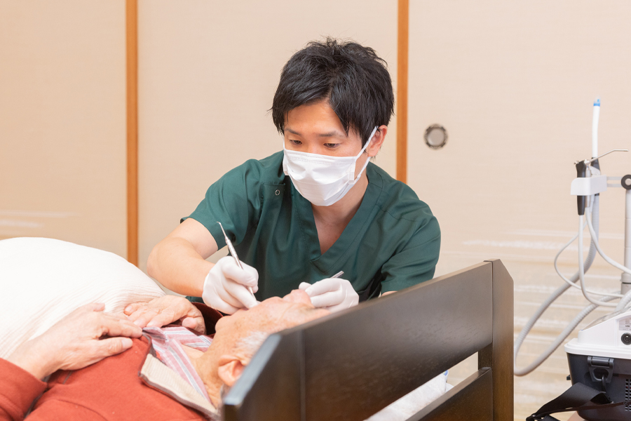 歯と歯肉の間に溜まっていた歯石や歯垢（プラーク）除去